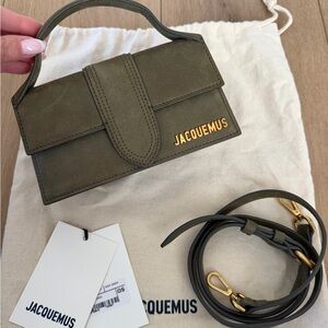 Jacquemus Le Bambino Dark Green Mini Bag